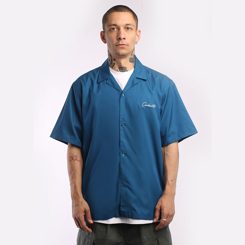 大人気★CARHARTT★S/S DELRAY SHIRT シャツ(AMALFI/追跡O) CARHARTT WIP S/S DELRAY SHIRT (Amalfi / Wax) I031465 公式通販